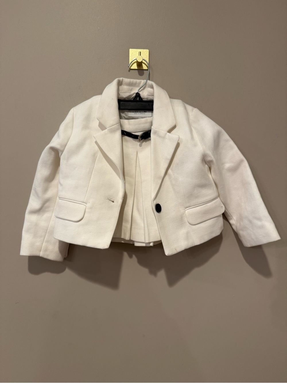 Zara girls blazer & skirt